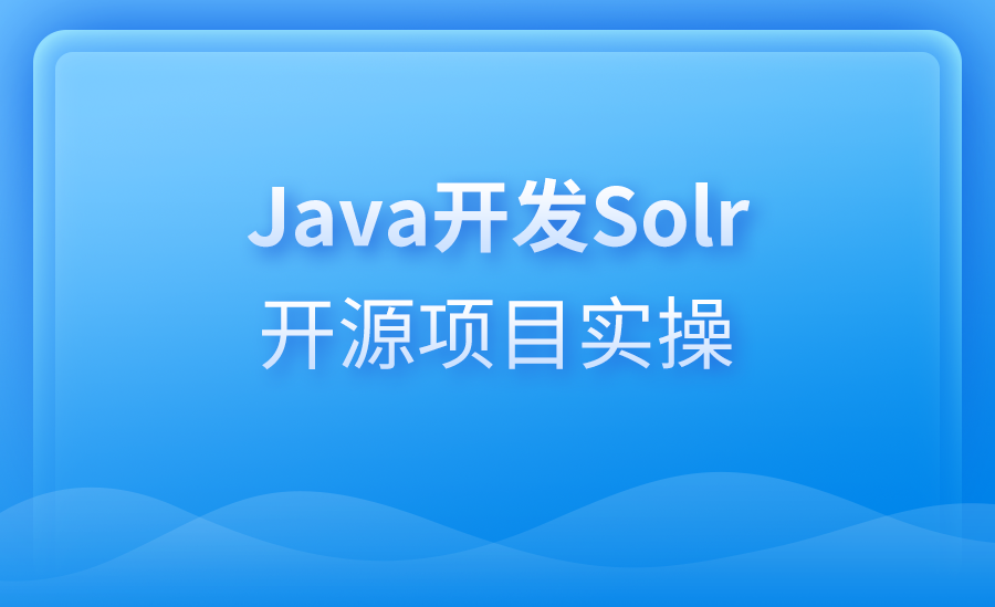【Java】solr