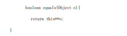 Object 类的 equals 方法的实现代码